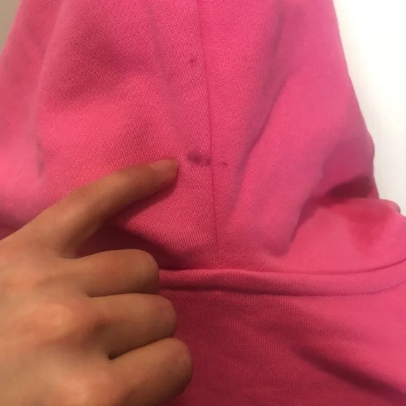 Armani exchange womens pink and blue hooded sweatshirt size XS​ - Picture 6 of 8